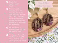 Image 9 of Mushroom Cottage Earrings | Fairycore Toadstool House