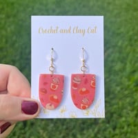Image 8 of Hot Pink Pumpkin Earrings 