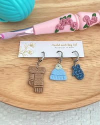 Image 2 of Cozy Sweater Stitch Markers for Crochet and Knitting