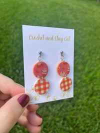 Image 9 of Hot Pink Pumpkin Earrings