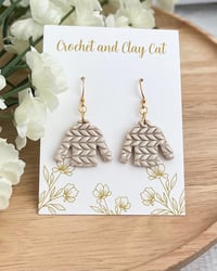Image 6 of Cozy Sweater Dangle Earrings 