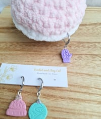 Image 8 of Pastel Christmas Stitch Markers for Crochet and Knitting