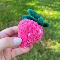 Image 1 of Strawberry Keychain Charm | Fruit Bag Charm 