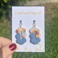 Image 10 of Sunflower Fall Earrings 