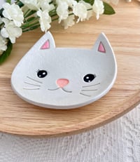 Image 3 of Handmade Clay Cat Trinket Tray 