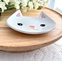 Image 4 of Handmade Clay Cat Trinket Tray 