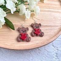 Image 3 of Strawberry Shortcake Clay Earrings