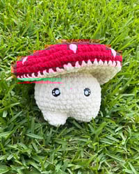 Image 2 of Crochet Jumbo Mushroom Pop Plush Fidget
