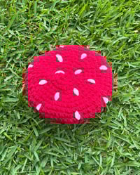 Image 3 of Crochet Jumbo Mushroom Pop Plush Fidget