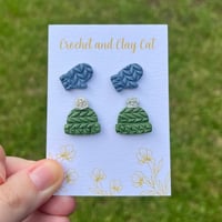 Image 10 of Cozy Hat and Mitten Stud Earrings