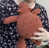 Image 4 of Panic Attack Bear Weighted Plush - Polar Bear Stuffed Animal 