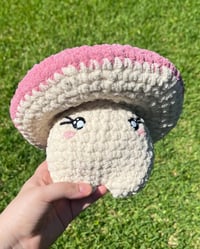 Image 5 of Crochet Jumbo Mushroom Pop Plush Fidget