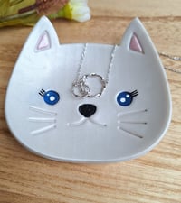 Image 5 of Handmade Clay Cat Trinket Tray 