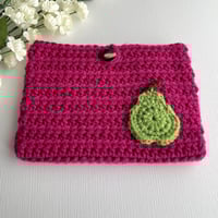 Image 1 of Fruit Crocheted Cosmetic Bag
