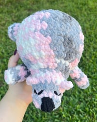 Image 5 of Panic Attack Bear Weighted Plush - Polar Bear Stuffed Animal 