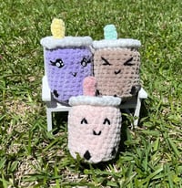 Image 6 of Mini Boba Tea Crochet Plush 