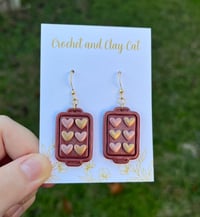 Image 3 of Chocolate Chip Cookie Earrings