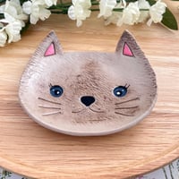 Image 6 of Handmade Clay Cat Trinket Tray 