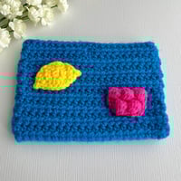 Image 2 of Fruit Crocheted Cosmetic Bag