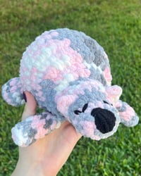 Image 6 of Panic Attack Bear Weighted Plush - Polar Bear Stuffed Animal 