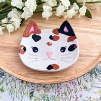 Image 7 of Handmade Clay Cat Trinket Tray 