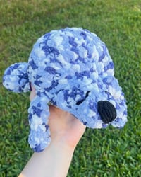 Image 7 of Panic Attack Bear Weighted Plush - Polar Bear Stuffed Animal 