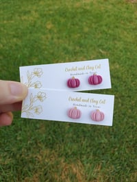 Image 10 of Colorful Pumpkin Stud Earrings 
