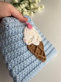 Image 3 of Sweet Treat Crocheted Gift Bag - Reusable Gift Bag 
