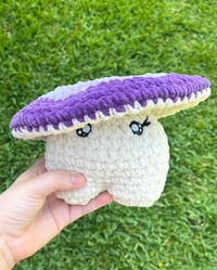 Image 8 of Crochet Jumbo Mushroom Pop Plush Fidget