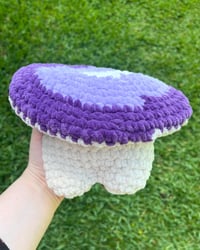 Image 9 of Crochet Jumbo Mushroom Pop Plush Fidget
