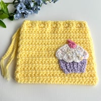 Image 4 of Sweet Treat Crocheted Gift Bag - Reusable Gift Bag 