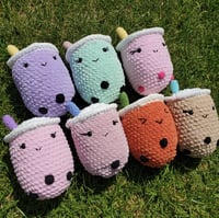 Image 10 of Mini Boba Tea Crochet Plush 