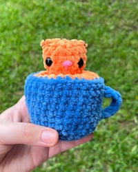 Image 4 of Crochet Pop Cat Plush Fidget Toy