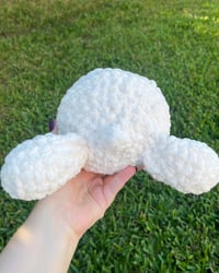 Image 10 of Panic Attack Bear Weighted Plush - Polar Bear Stuffed Animal 