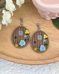 Image 7 of Cottagecore Fairy Door Earrings 