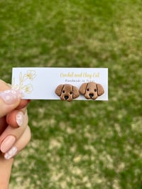 Image 2 of Puppy Dog Earrings 