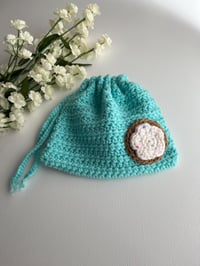 Image 8 of Sweet Treat Crocheted Gift Bag - Reusable Gift Bag 