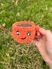 Image 7 of Mini Coffee Plush Fidget Spinner 