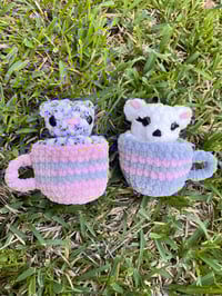 Image 8 of Crochet Plush Pup Cup Fidget Toy