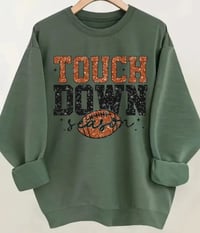 Image 3 of Touch Down Season Slouch Crew