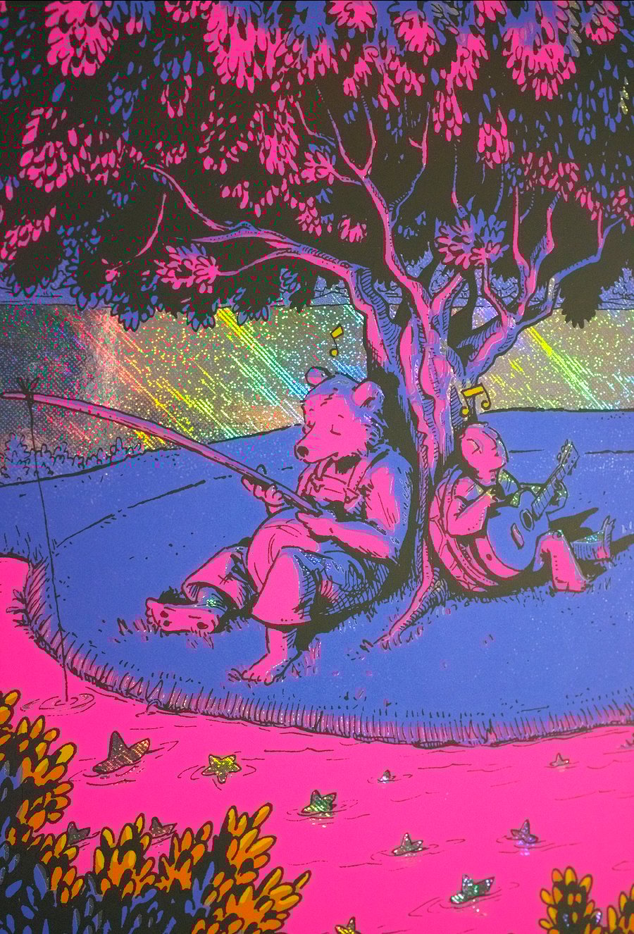 Image of Dave Matthews Band - Lake Tahoe 2025 - Chroma Crash HoloFoil