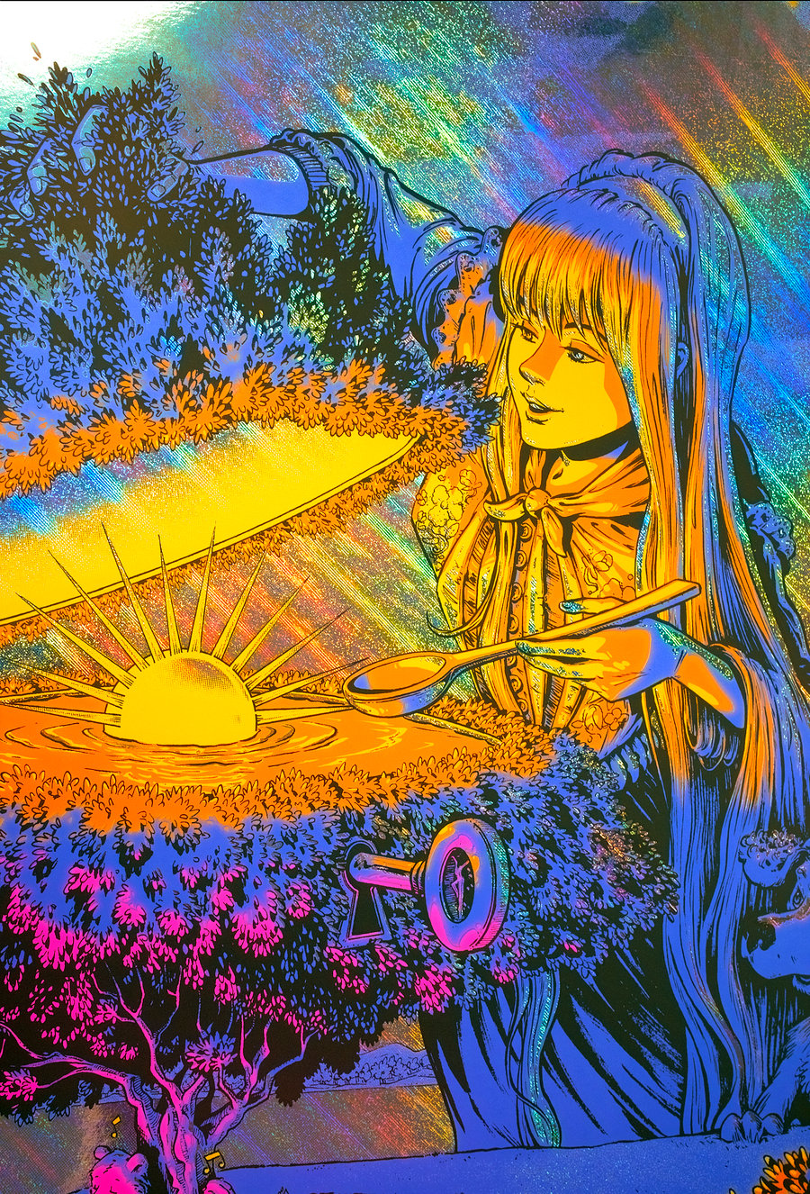 Image of Dave Matthews Band - Lake Tahoe 2025 - Chroma Crash HoloFoil