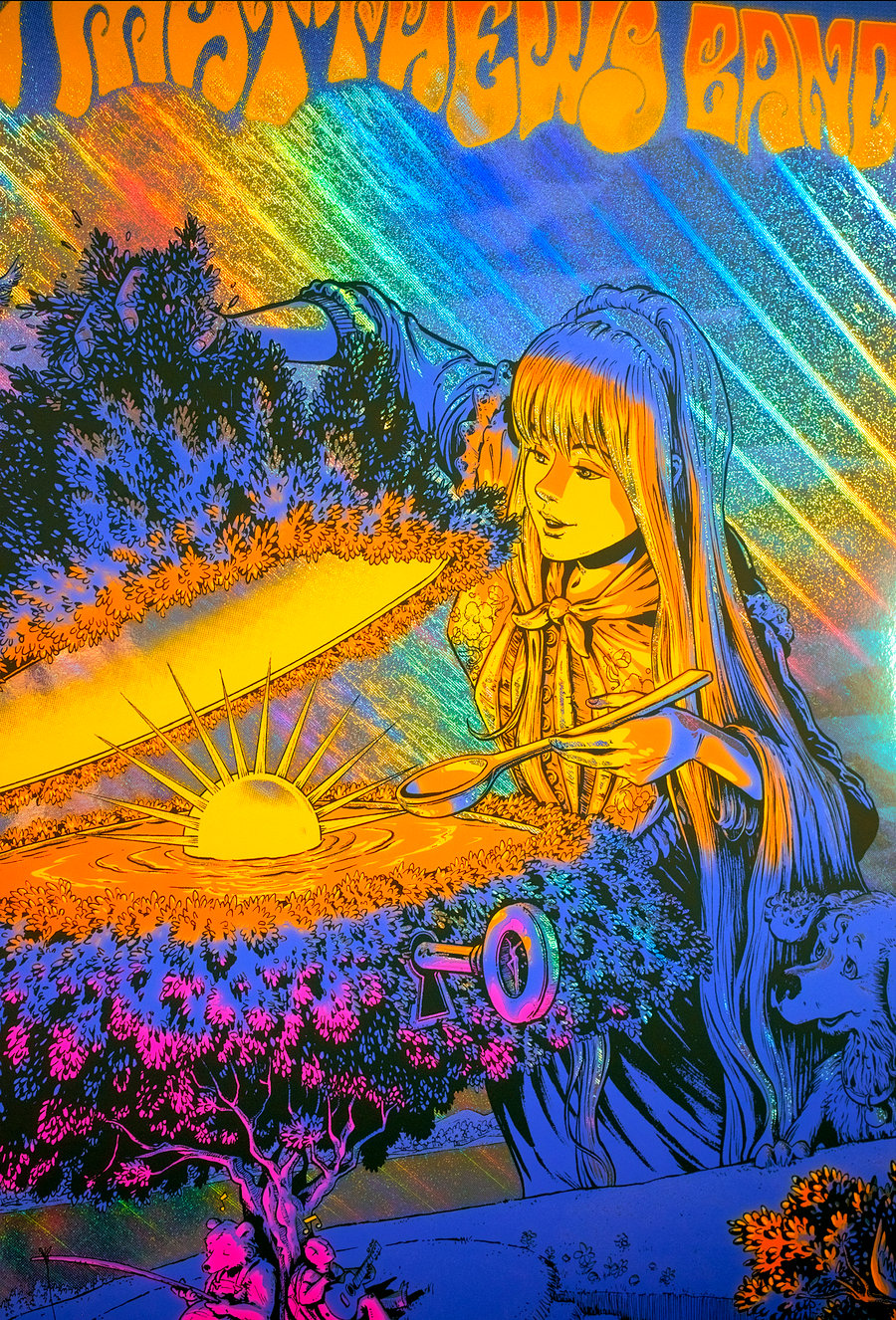 Image of Dave Matthews Band - Lake Tahoe 2025 - Chroma Crash HoloFoil