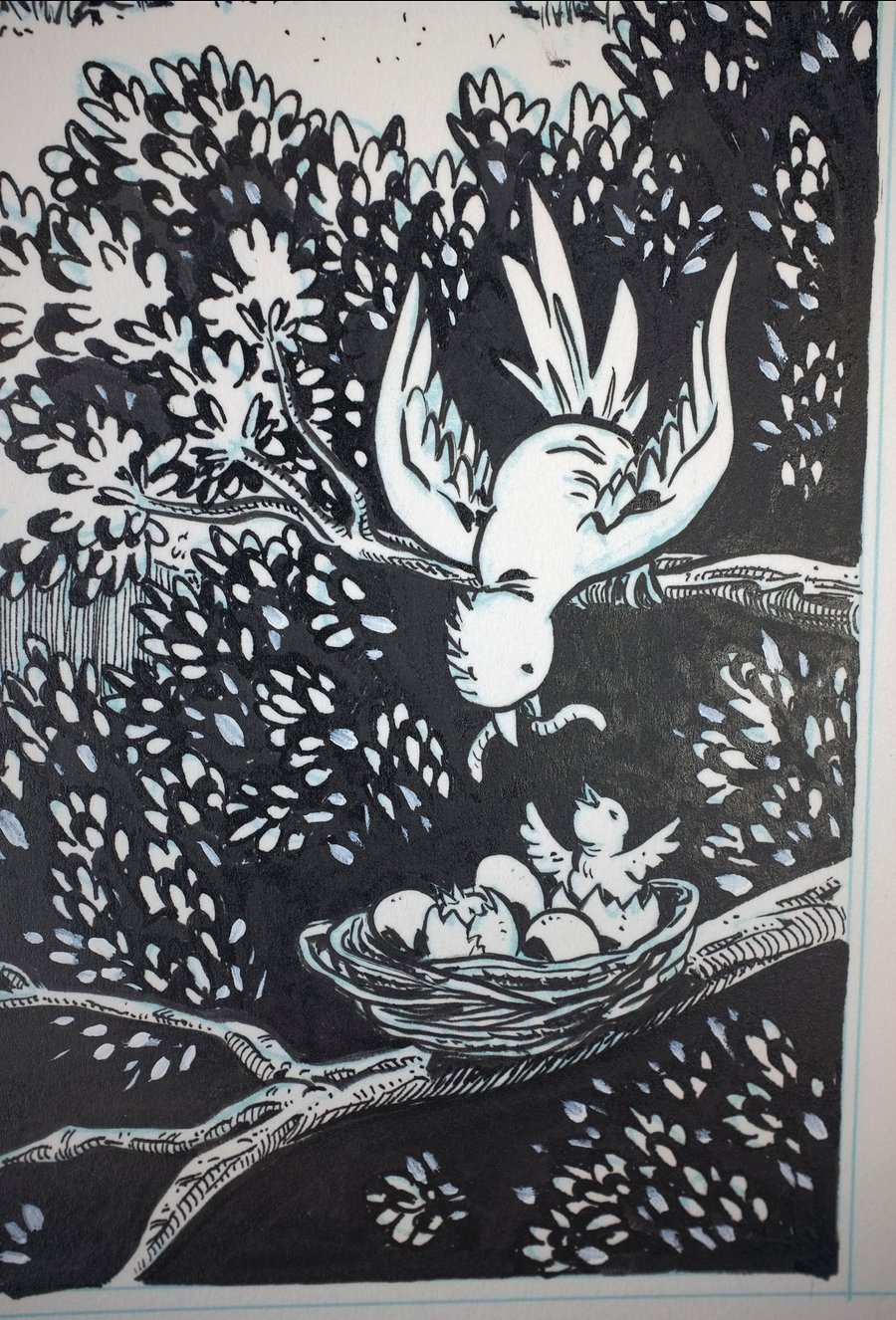 Image of Original Ink Drawing - DMB Lake Tahoe '25