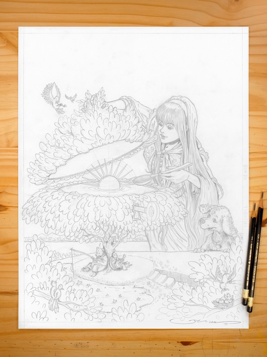 Image of Original Pencil Drawing - DMB Lake Tahoe '25