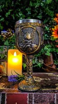 Image 1 of 👑The Armored Kingdom Thor's Lightning Bearer Goblet