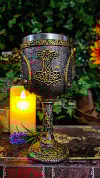 Image 5 of 👑The Armored Kingdom Thor's Lightning Bearer Goblet