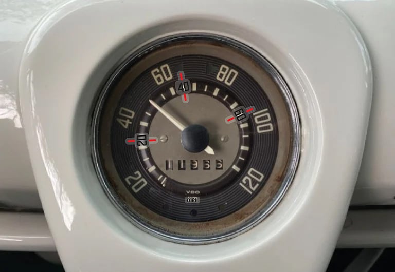 Image of Speedo conversion number stickers