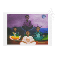 Image 2 of Divine Frequency - Jigsaw puzzle with tin