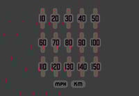 Image 3 of Speedo conversion number stickers